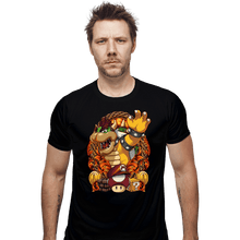 Load image into Gallery viewer, Secret_Shirts Fitted Shirts, Mens / Small / Black Koopa Crest