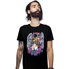 Load image into Gallery viewer, Secret_Shirts Fitted Shirts, Mens / Small / Black Battle Angewomon