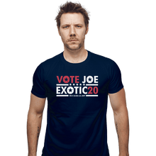Load image into Gallery viewer, Shirts Fitted Shirts, Mens / Small / Navy Vote For Joe