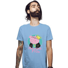 Load image into Gallery viewer, Shirts Fitted Shirts, Mens / Small / Powder Blue Notorious PIG