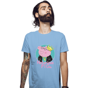 Shirts Fitted Shirts, Mens / Small / Powder Blue Notorious PIG