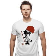 Load image into Gallery viewer, Shirts Fitted Shirts, Mens / Small / White Searching For The Dragon