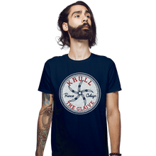 Load image into Gallery viewer, Daily_Deal_Shirts Fitted Shirts, Mens / Small / Navy Glaive Star