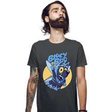 Load image into Gallery viewer, Daily_Deal_Shirts Fitted Shirts, Mens / Small / Charcoal Bluey Bug
