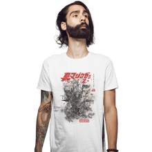 Load image into Gallery viewer, Shirts Fitted Shirts, Mens / Small / White Mazinger Ink