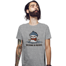 Load image into Gallery viewer, Daily_Deal_Shirts Fitted Shirts, Mens / Small / Sports Grey Meltdown In Progress