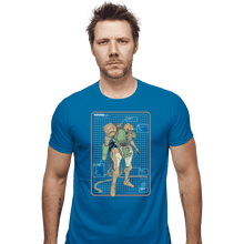 Load image into Gallery viewer, Shirts Fitted Shirts, Mens / Small / Sapphire Super PowerSuit