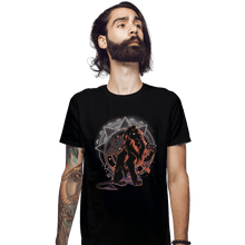 Load image into Gallery viewer, Shirts Fitted Shirts, Mens / Small / Black Scar Darkness