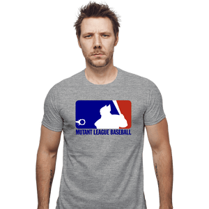Shirts Fitted Shirts, Mens / Small / Sports Grey Mutant League Baseball