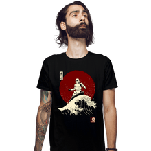 Load image into Gallery viewer, Daily_Deal_Shirts Fitted Shirts, Mens / Small / Black Empire Wave