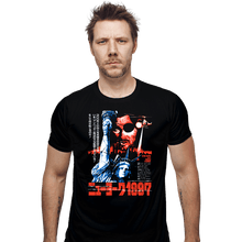 Load image into Gallery viewer, Daily_Deal_Shirts Fitted Shirts, Mens / Small / Black Escape From 1997