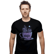 Load image into Gallery viewer, Shirts Fitted Shirts, Mens / Small / Black A Cup Of Magic