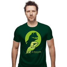 Load image into Gallery viewer, Daily_Deal_Shirts Fitted Shirts, Mens / Small / Irish Green La Grenouille