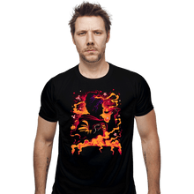 Load image into Gallery viewer, Daily_Deal_Shirts Fitted Shirts, Mens / Small / Black Devouring Witch