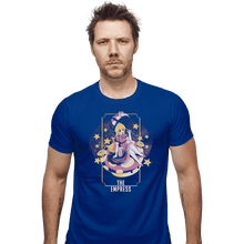 Load image into Gallery viewer, Shirts Fitted Shirts, Mens / Small / Royal Blue The Empress Peach