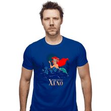 Load image into Gallery viewer, Daily_Deal_Shirts Fitted Shirts, Mens / Small / Royal Blue The Little Xeno