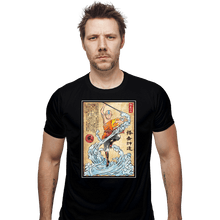 Load image into Gallery viewer, Daily_Deal_Shirts Fitted Shirts, Mens / Small / Black Air Nomad Master Woodblock
