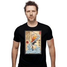 Load image into Gallery viewer, Daily_Deal_Shirts Fitted Shirts, Mens / Small / Black Air Nomad Master Woodblock