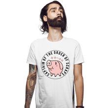 Load image into Gallery viewer, Shirts Fitted Shirts, Mens / Small / White Hawk