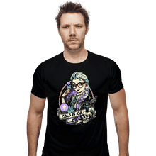 Load image into Gallery viewer, Daily_Deal_Shirts Fitted Shirts, Mens / Small / Black Rocker Elsa