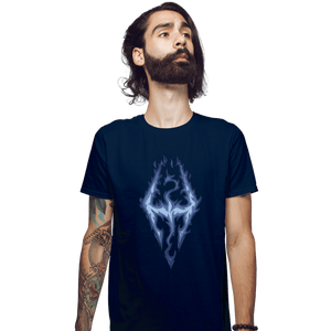 Shirts Fitted Shirts, Mens / Small / Navy Fus Ro Dah Blue
