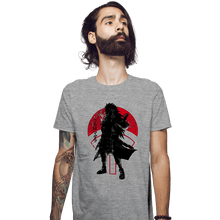 Load image into Gallery viewer, Shirts Fitted Shirts, Mens / Small / Sports Grey Crimson Madara