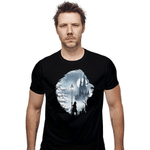 Load image into Gallery viewer, Shirts Fitted Shirts, Mens / Small / Black Mystical Winter