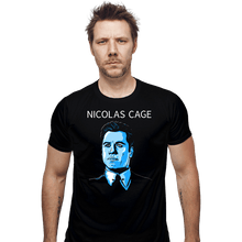 Load image into Gallery viewer, Daily_Deal_Shirts Fitted Shirts, Mens / Small / Black Nic Cage