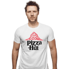 Load image into Gallery viewer, Shirts Fitted Shirts, Mens / Small / White Pizza The Hut