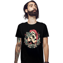 Load image into Gallery viewer, Daily_Deal_Shirts Fitted Shirts, Mens / Small / Black Ariel Ghostface