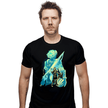 Load image into Gallery viewer, Daily_Deal_Shirts Fitted Shirts, Mens / Small / Black Echoes of Zanarkand