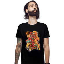 Load image into Gallery viewer, Daily_Deal_Shirts Fitted Shirts, Mens / Small / Black Samus Rider