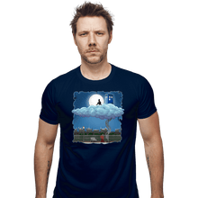 Load image into Gallery viewer, Shirts Fitted Shirts, Mens / Small / Navy Above The Clouds