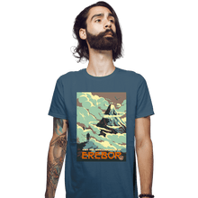 Load image into Gallery viewer, Shirts Fitted Shirts, Mens / Small / Indigo Blue Visit Erebor