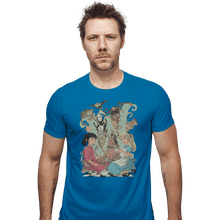 Load image into Gallery viewer, Shirts Fitted Shirts, Mens / Small / Sapphire Wonderlands