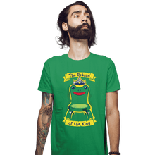 Load image into Gallery viewer, Daily_Deal_Shirts Fitted Shirts, Mens / Small / Irish Green Froggy Chair Returns