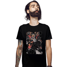 Load image into Gallery viewer, Daily_Deal_Shirts Fitted Shirts, Mens / Small / Black Gundam Heavyarms
