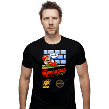 Load image into Gallery viewer, Secret_Shirts Fitted Shirts, Mens / Small / Black Super Mehrio