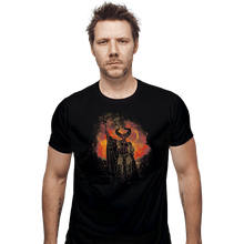 Load image into Gallery viewer, Shirts Fitted Shirts, Mens / Small / Black Lord Of Darkness Art