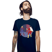 Load image into Gallery viewer, Shirts Fitted Shirts, Mens / Small / Navy The Marvelous Captains