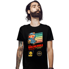 Load image into Gallery viewer, Secret_Shirts Fitted Shirts, Mens / Small / Black Adulting World