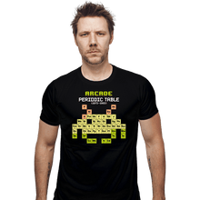 Load image into Gallery viewer, Daily_Deal_Shirts Fitted Shirts, Mens / Small / Black Arcade Periodic Table