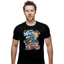 Load image into Gallery viewer, Shirts Fitted Shirts, Mens / Small / Black Butt Munch