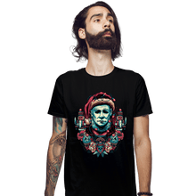 Load image into Gallery viewer, Daily_Deal_Shirts Fitted Shirts, Mens / Small / Black Holidays At Haddonfield