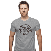 Load image into Gallery viewer, Secret_Shirts Fitted Shirts, Mens / Small / Sports Grey Timeline