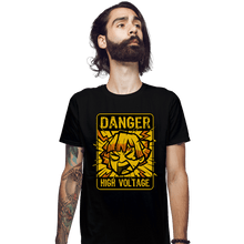 Load image into Gallery viewer, Shirts Fitted Shirts, Mens / Small / Black High Voltage
