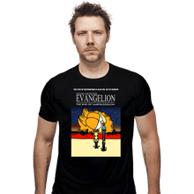 Load image into Gallery viewer, Daily_Deal_Shirts Fitted Shirts, Mens / Small / Black End Of Neon Genesis Garfieldgelion
