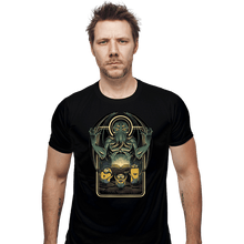 Load image into Gallery viewer, Daily_Deal_Shirts Fitted Shirts, Mens / Small / Black Summoning Cthulhu!
