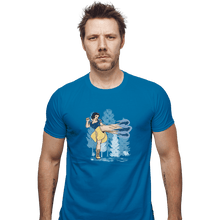 Load image into Gallery viewer, Shirts Fitted Shirts, Mens / Small / Sapphire Chun White