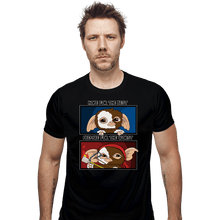Load image into Gallery viewer, Secret_Shirts Fitted Shirts, Mens / Small / Black Gizmo Prepared